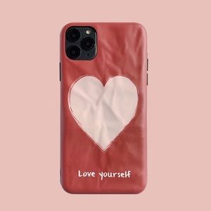 🆕Uneven “Paper Like” iPhone Case Red